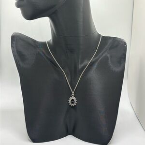 Elegant Silver Pendant Necklace